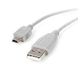 StarTech Mini Cabo USB Com 1 8 M A Para Mini B USB Para Micro B 1 8 M USB Para Micro Cabo 1 8 M Micro USB USB2HABM6 2 M Cinza