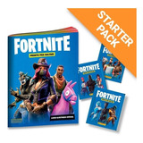 Starter Pack Fortnite Livro Ilustrado 20 Envelopes 100 Fig