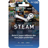 Steam Wallet Gift Card 100 Brl