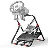 Steering Wheel Stand Foldable For Logitech G923 G29 G920 G27 G25 For Thrustmaster T300RS T300GT T500RS GT500 TGT TS T248X T248 T300 T458 TX Foldable Tilt Adjustable Racing Wheel Stand PS4 PS5 PC