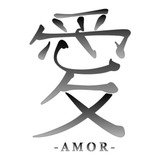 Stencil Acrilex 21x15 1154 Ideograma Amor