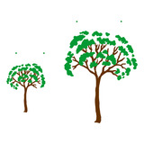 Stencil Árvore 20x25