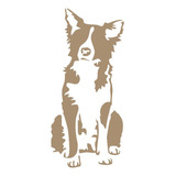 Stencil De Parede Cachorro 55 X 55cm Ref 332