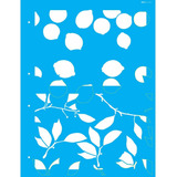 Stencil De Parede Wall Opa 32 X 42 Cm Estamparia Limões 
