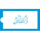 Stencil Decoração Confeitaria Bolos Doces Bluestar Cor Pombinhos