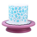 Stencil Decoração Confeitaria Bolos Doces Bluestar Natal