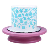 Stencil Decoração Confeitaria Bolos Doces Bluestar Natal
