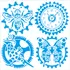 Stencil Litoarte 20x20 Steampunk   Acetato