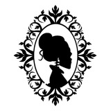 Stencil Molde Vazado Caveira Mulher Cranio Moldura Risco Art
