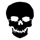 Stencil Molde Vazado Caveira Skull Terror Estencil Cranio