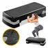 Step Academia Exercicios Fit Ajustavel Treino Aeróbica Saude Cor Preto E Cinza