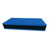 Step Azul E Preto 60x28x10cm Academia Exercícios