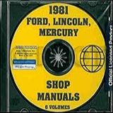 Step-by-step 1981 Ford Factory Repair Shop & Service Manual Cd - Includes Ford Fairmont, Fiesta, Pinto, Mustang, Granada, Ford Custom 500, Ford Ltd, Ford Ltd Landau, Country Squire & Thunderbird 81