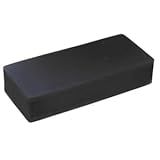 Step De Borracha EVA Academia Treino Aeróbico Ginástica 90x30x10cm Preto