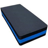 Step Eva Azul 60x28x10cm Ginástica Pilates Yoga Crossfit 
