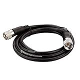 STEREN Cabo Coaxial RG8X De 3-6 M- Cabo Coaxial CB Com Conectores UHF PL259- Macho Para Macho De Baixa Perda 50 Ohm Para Rádio AM- Cabo LMR400- Analisador De Antena