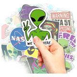 Stickers Cartela Adesivo Aliens