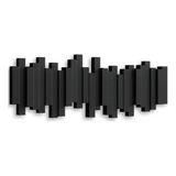 Sticks Cabideiro Flip Com 5 Ganchos Preto Umbra