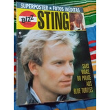 Sting The Police Bizz 1987 Especial Raro Super Poster 