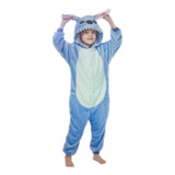 Stitch Kigurumi Macacão Fantasia Infantil Desenho Disney