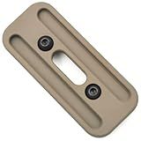 STNGR USA Adaptador De Trilho Para Bipé E Tripé Arca -Flat Dark Earth- 2 Compartimentos-