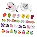 STOBOK 60 Peças Papelaria De Escritório Mini Animais Pequenas Tachinhas Alfinetes Decorativos Tachinhas Multifuncionais Alfinete Faça Você Mesmo Multifuncional Mapa Notas PIN