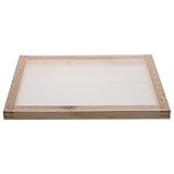 STOBOK Estêncil De Serigrafia Moldura De Impressão DIY Moldura De Serigrafia Moldura Serigrafia Reutilizável Moldura De Alumínio Suprimentos Porta Retratos Quadro Tela De Madeira