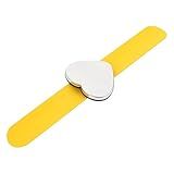 STOBOK Pulseira Magnética Pulseira De Silicone Com Alfineteiro Porta Alfinete De Pulseira Grampo Presilhas De Cabelo Artigos De Cabeleireiro Porta Agulha Imã Magnético Assento De Agulha