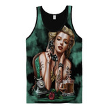 Stompy Camiseta Regata Marilyn