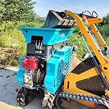 Stones Crusher Jaw Crusher Mini Diesel Mobile Crusher Máquina De Trituração De Mandíbula 20-100 Ton/h