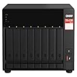 Storage NAS QNAP TS 873A 8G US AMD Ryzen V1000 Series V1500B 4C 8T 2 2GHz 8GB DDR4 RAM 2 X SODIMM Slots Max 64GB Optional ECC RAM Support 2 X 2 5GbE LAN 8BAIAS Max 160TB TORRE 