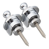 Straplock Cromado Strap Lock Trava Correia Violão Guitarra