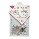 Strass Cristal Brilho P Decoração De Unha Pedraria Nail Art Cor Ss3