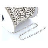 Strass Em Metro Corrente Rolo Com 5mt
