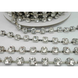 Strass Em Metro Corrente Rolo Com 5mt