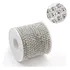 Strass Em Metro Corrente Rolo Com 5mts Ss10 Prata