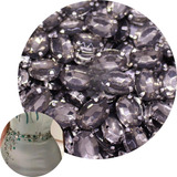 Strass Engrampado Oval 13x18mm 500 Pçs Artesanato Bordados