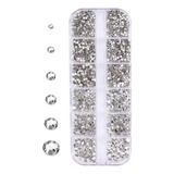 Strass Para Decoração De Unha Nail Arte Pedrinhas Prata