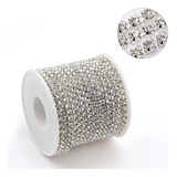 Strass Prata Em Metro