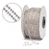 Strass Prata Em Metro - Corrente - Rolo Com 9mt - Prata Ss12