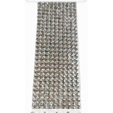 Strass Termocolante Prata Metálico Galão 120x3 Centimetros