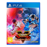 Street Fighter V Champion Edition Capcom Ps4 Físico