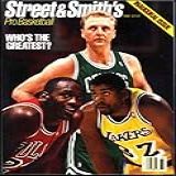 Street   Smith S Pro Basketball Guide 1988  Michael Jordan  Magic Johnson  Larry Bird Cover 