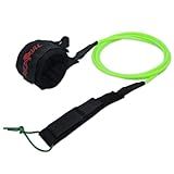 Strep Prancha De Surf Regular 6pés 6mm Leash Cordinha Surf Verde 