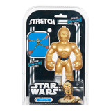 Stretch Boneco Star Wars Elástico 17cm C 3po