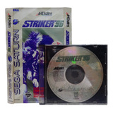 Striker 96 Sega Saturn Original Manual Encarte Sem Caixa