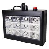 Strobo 12 Leds Branco 15w Rítmico Bivolt Festa Dj Iluminação