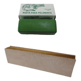 Strop De Couro Pasta Verde Cromo Jacare Afiar Facas