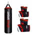 Stylo Luta Boxe Muay Thai Mma Original Reforçado Box Bater Negro - 1 Adulto 1 Niño 120 Cm 30 Kg 33 Cm