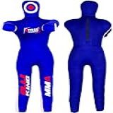 Stylso Manequim De Luta Livre Sem Preenchimento Para Treinamento De Jiu Jitsu Judô Karatê Adultos E Jovens Azul 1 5 M 152 Cm